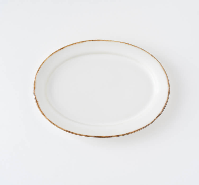 未使用☆伊藤剛俊　オーバル皿　小 オーバル耐熱皿 - 鋼正堂 - weeksdays