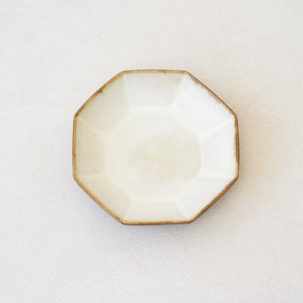 Octagonal shallow bowl