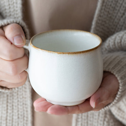 Round Mug, Cream Matte