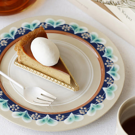 ローリエ 紺 20cmリムプレート