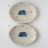 [Sales start: Friday, April 24, 9:00 PM] Oval Plate - Elephant