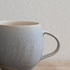 Barrel-shaped mug, light blue