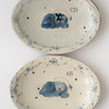 [Sales start: Friday, April 24, 9:00 PM] Oval Plate - Elephant