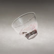 Sake cup with wind pattern, red