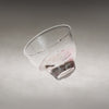 Sake cup with wind pattern, red