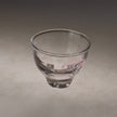 Sake cup with wind pattern, red