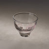Sake cup with wind pattern, red