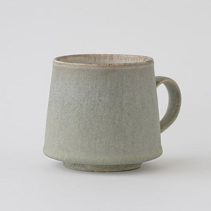 Mountain-shaped mug, green