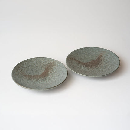 13cm 丸皿 黒紺