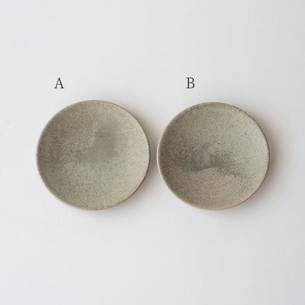10cm 丸皿 緑