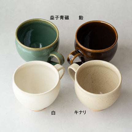 Poland mug amber / Mashiko celadon / écru / white