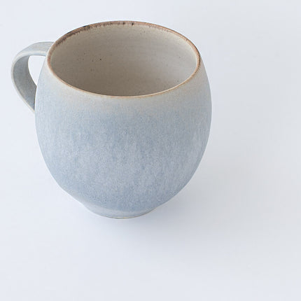 樽型マグ 水色
