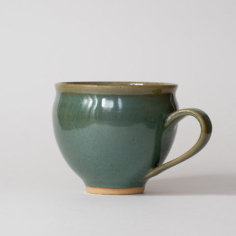 ポーランドマグ 益子青磁