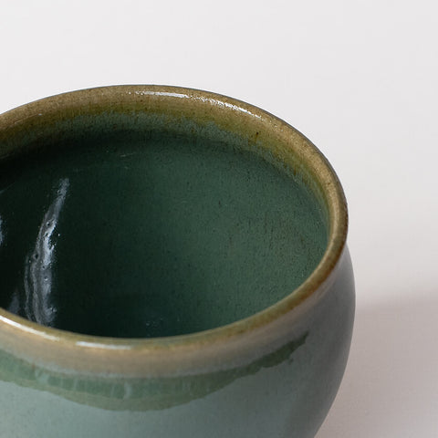 ポーランドマグ 益子青磁