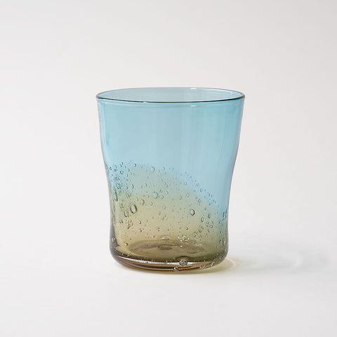 焼酎グラス 湖 (青緑・茶)