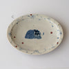 [Sales start: Friday, April 24, 9:00 PM] Oval Plate - Elephant