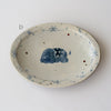 [Sales start: Friday, April 24, 9:00 PM] Oval Plate - Elephant