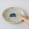 [Sales start: Friday, April 24, 9:00 PM] Oval Plate - Elephant