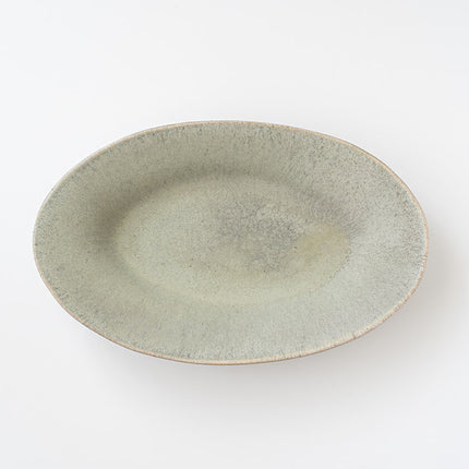 Oval Plate Green