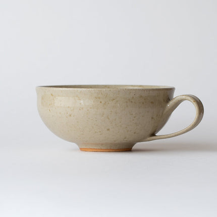Soup Cup, Ecru / White