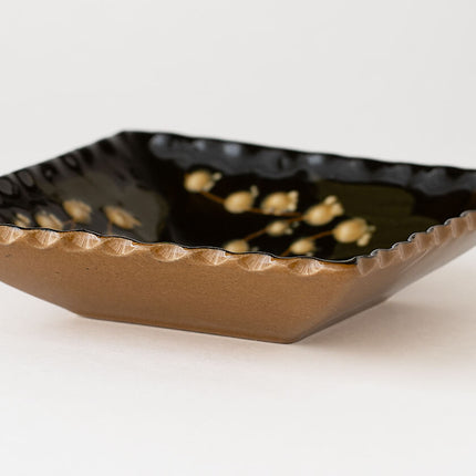 Lily of the valley square tiny bowl