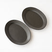 White Glazed Oval Plate (Small)