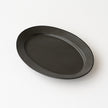 White Glazed Oval Plate (Small)