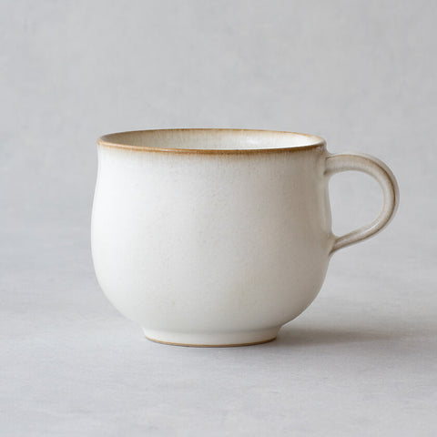 丸マグカップ クリームマット