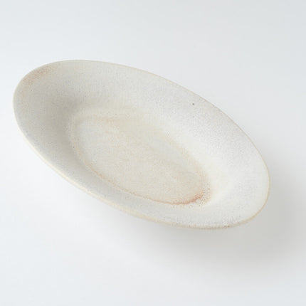 Oval Plate White