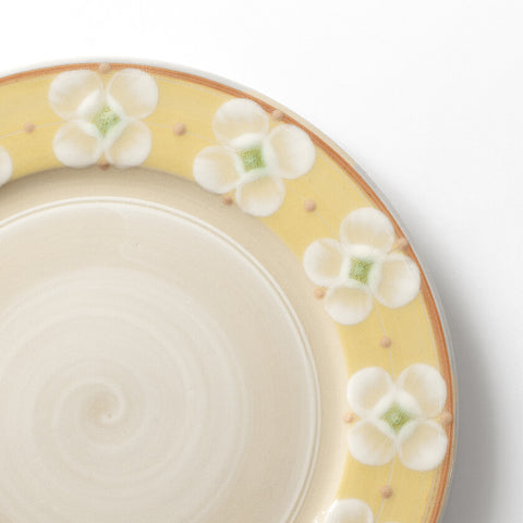 花水木 黄 20cmリムプレート